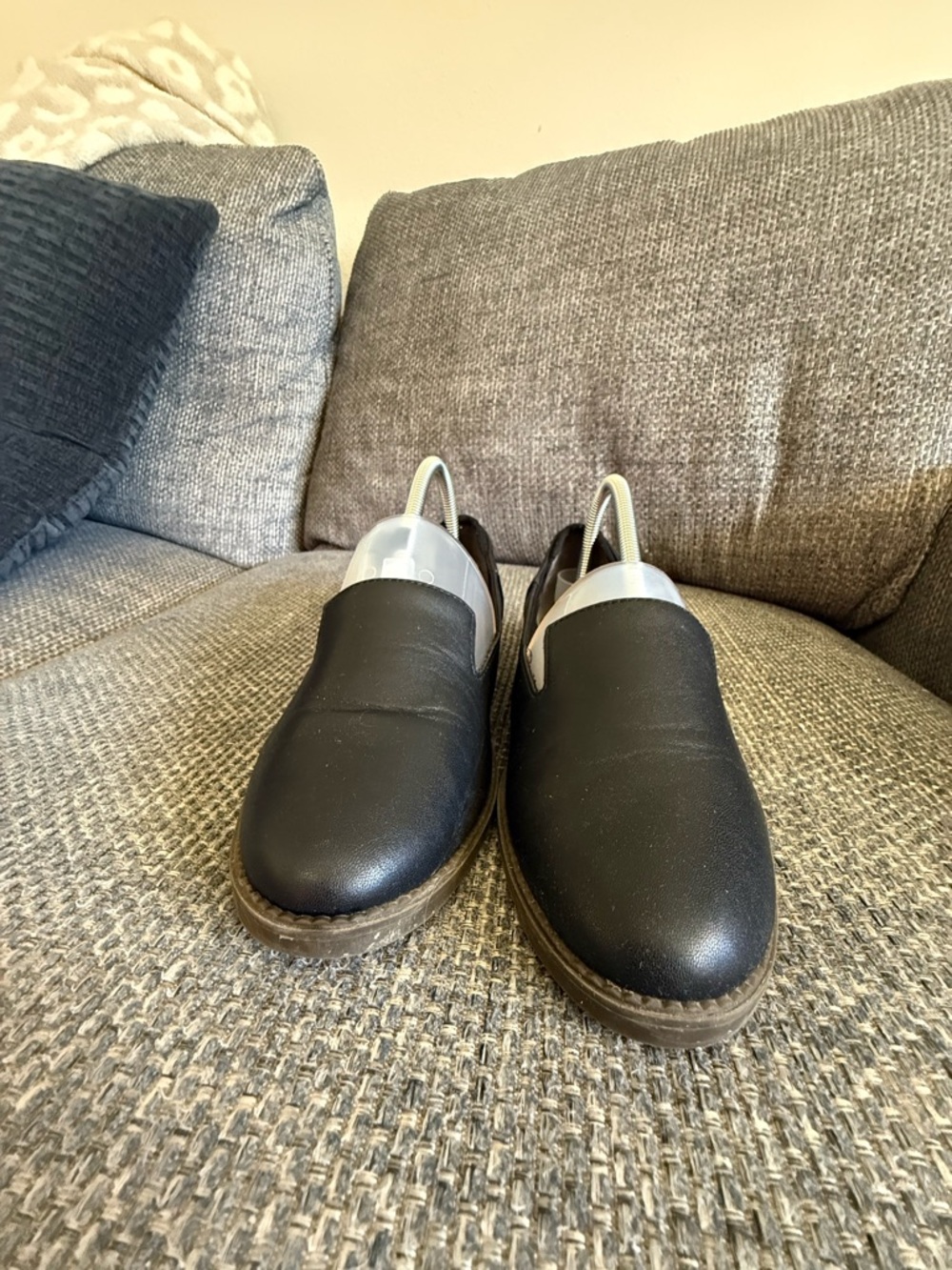 Dr Sholls Black Slip-On Leather Loafers Woman’s size 9 - Picture 5 of 7